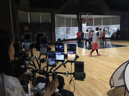 篮球比赛直播机位摆放图片